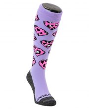 Brabo Socks Hearts – Purple Cheetah