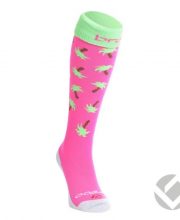 Brabo Socks Palms Pink/Lime Green