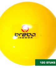 Brabo 120 stuks zaalhockeybal geel