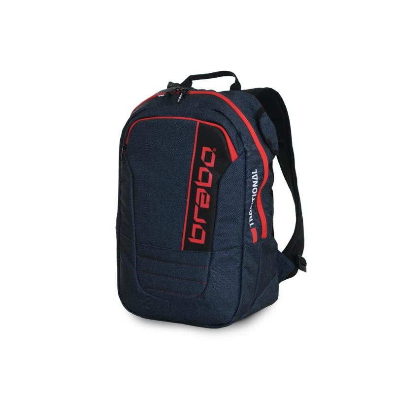 kip Vochtigheid voorbeeld Brabo Backpack SR Trad. Denim Bl/Yl - Hockey Winkel
