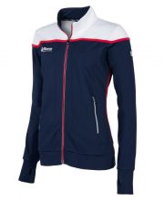 Reece Varsity Stretched Fit Jacket Full Zip Dames Navy