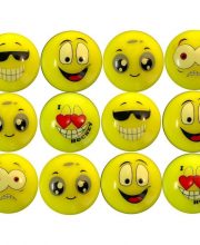 Dozijn Hockeybal Emoticon / Smiley | Yellow